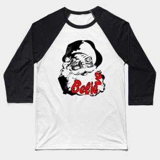 1980s nostalgic christmas Retro I Believe Santa Claus Baseball T-Shirt